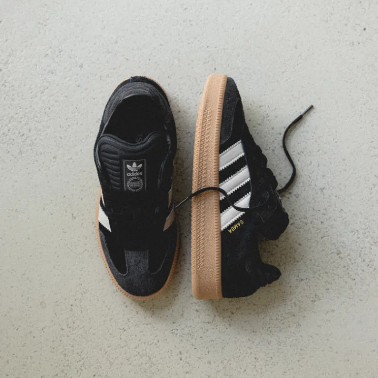 Leder Sneaker|Chunky Sneaker*Adidas Samba XLG Core Black / Wonder Aluminium / Gum 4