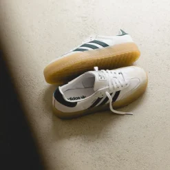 Leder Sneaker|Terrace Casual Sneaker*Adidas Sambae W Footwear White / Off White / Aurich Ivy