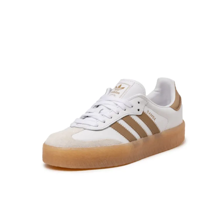 Leder Sneaker|Terrace Casual Sneaker*Adidas Sambae W Footwear White / Off White / Cradboard
