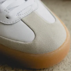 Leder Sneaker|Terrace Casual Sneaker*Adidas Sambae W Footwear White / Silver Metallic / Gum 3