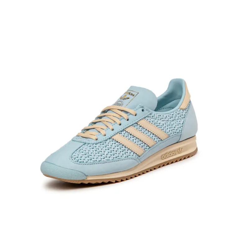 Leder Sneaker|Terrace Casual Sneaker*Adidas SL 72 OG W Clear Sky / Sand Strata / Crew White