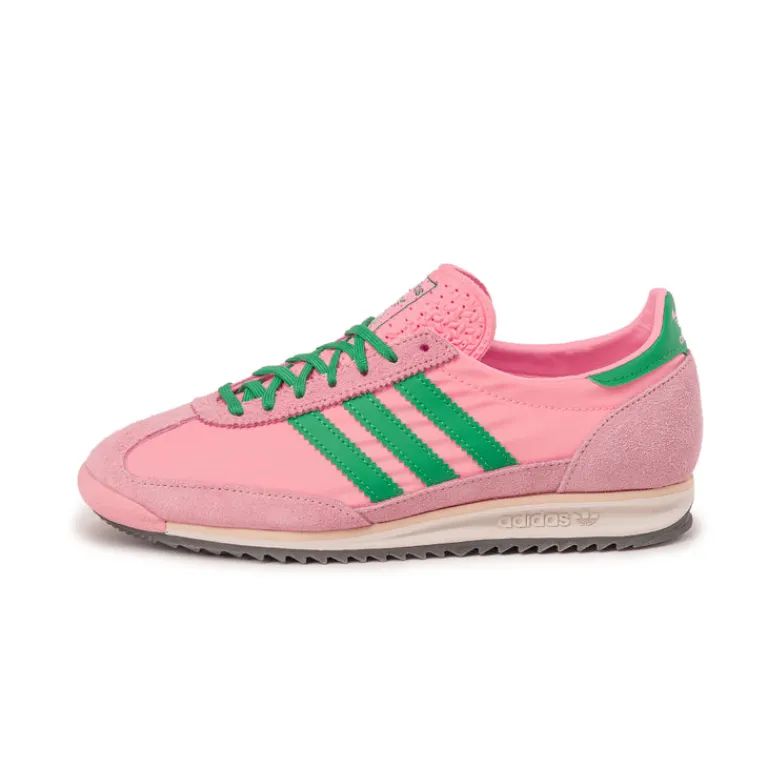 Leder Sneaker|Terrace Casual Sneaker*Adidas SL 72 OG W Glow Pink / Green / Core Black