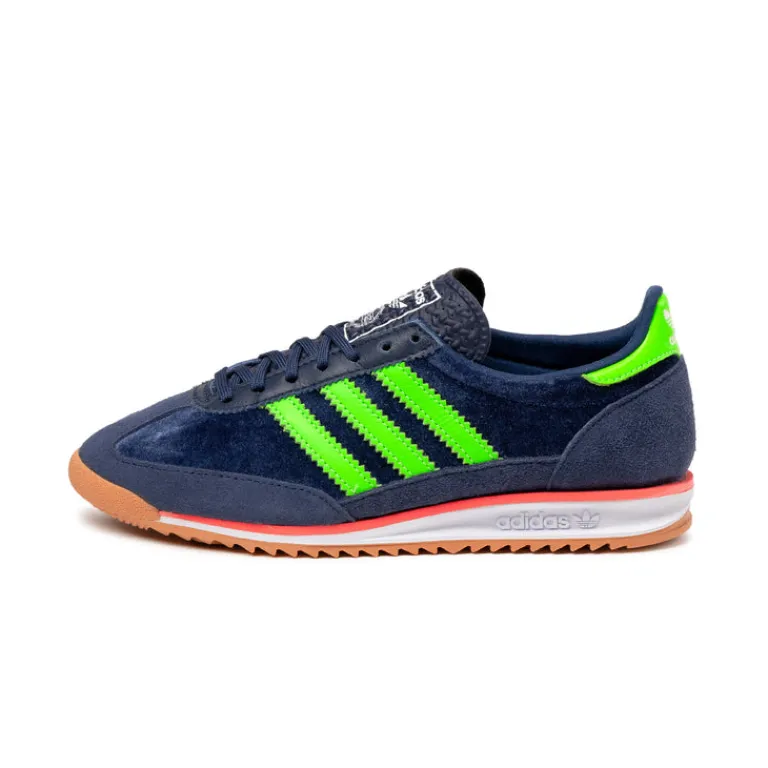 Leder Sneaker|Terrace Casual Sneaker*Adidas SL 72 OG W Night Indigo / Solar Green / Gum