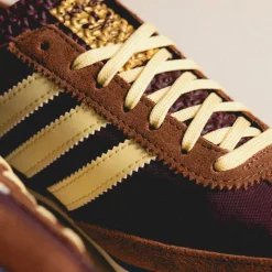 Leder Sneaker|Retro Runner*Adidas SL 72 OG W Maroon / Almost Yellow / Premium Brown