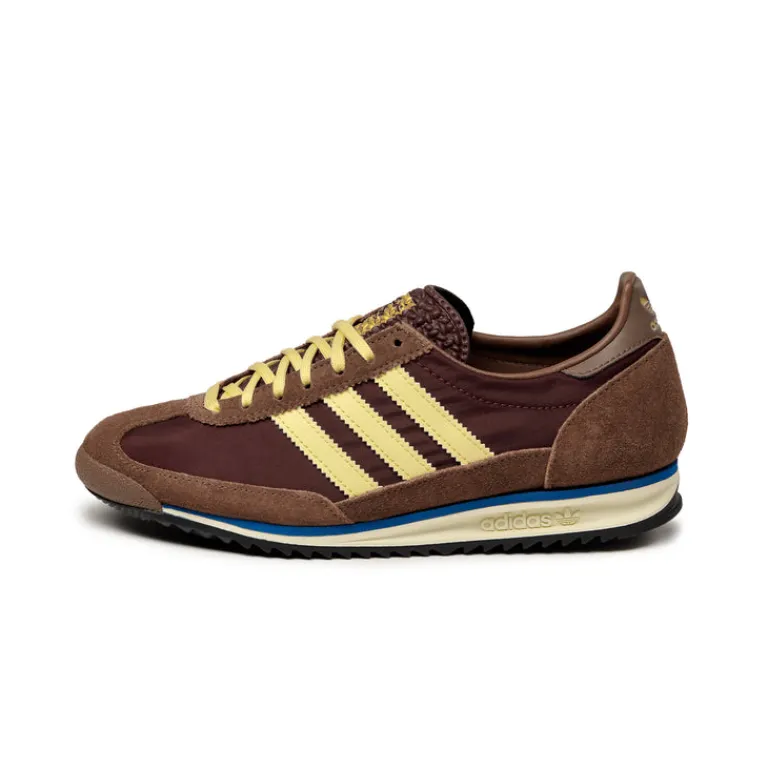 Leder Sneaker|Retro Runner*Adidas SL 72 OG W Maroon / Almost Yellow / Premium Brown