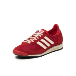 Leder Sneaker|Terrace Casual Sneaker*Adidas SL 72 OG W Beta Scarlet / Creamwhite / Half Blue