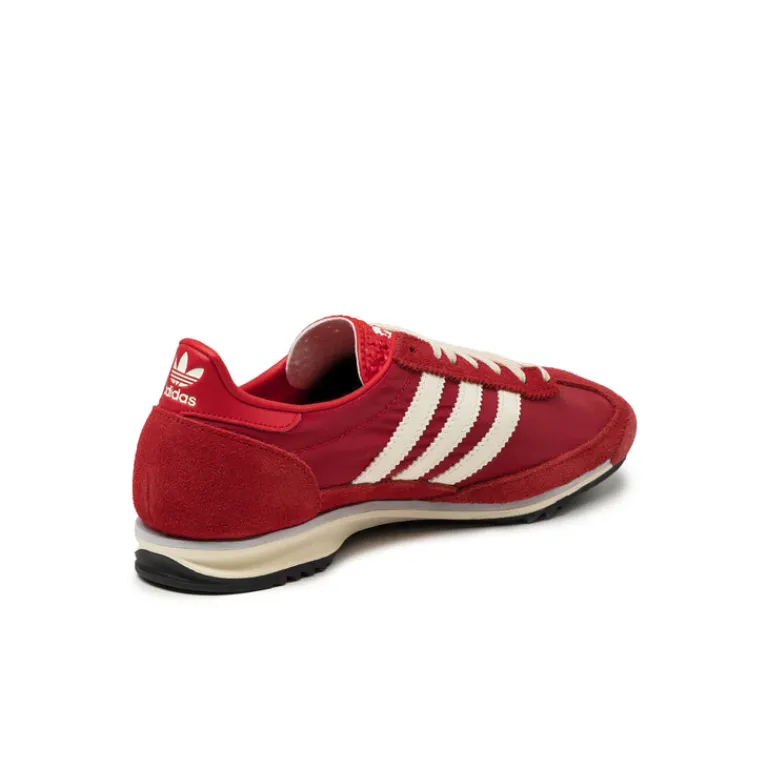 Leder Sneaker|Terrace Casual Sneaker*Adidas SL 72 OG W Beta Scarlet / Creamwhite / Half Blue