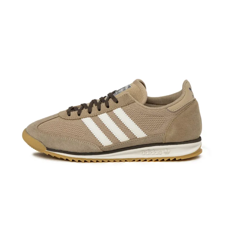 Leder Sneaker|Terrace Casual Sneaker*Adidas SL 72 OG W Warm Sandstone / Off White / Gum