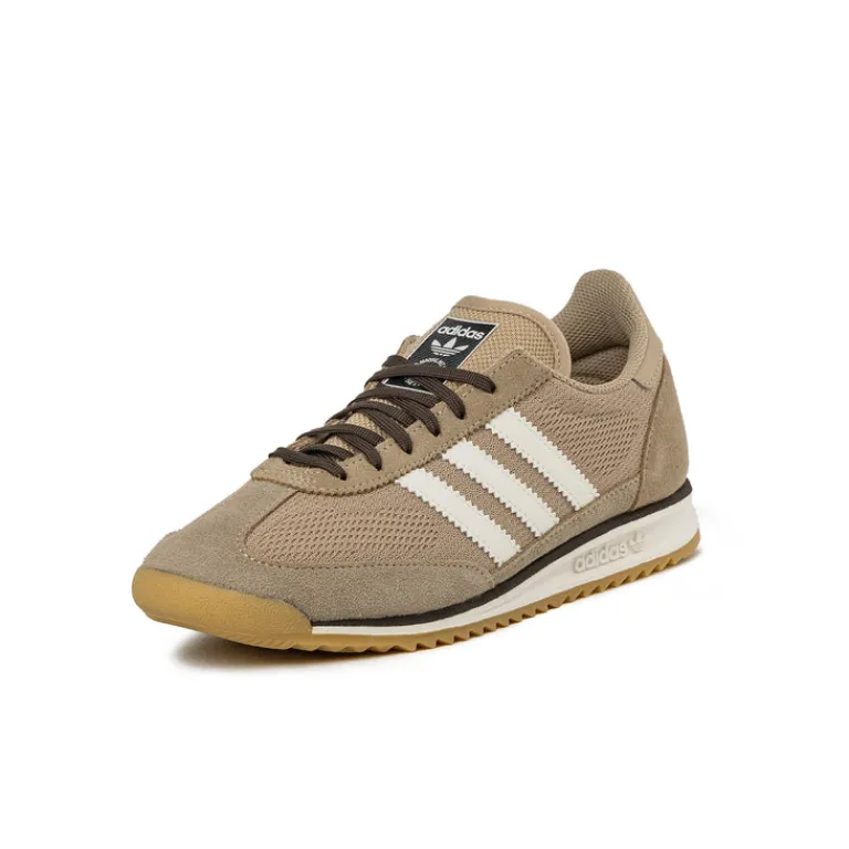 Leder Sneaker|Terrace Casual Sneaker*Adidas SL 72 OG W Warm Sandstone / Off White / Gum