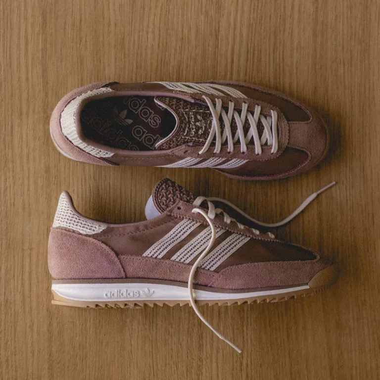 Leder Sneaker|Terrace Casual Sneaker*Adidas SL 72 OG W Warm Clay / Wonder White / Off White