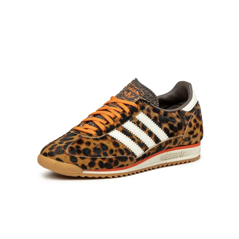 Leder Sneaker|Terrace Casual Sneaker*Adidas SL 72 OG W Dark Brown / Off White / Semi Impact Orange