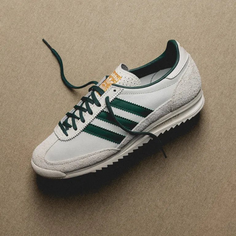 Leder Sneaker|Terrace Casual Sneaker*Adidas SL 72 OG W Off White / Collegiate Green / Orbit Grey