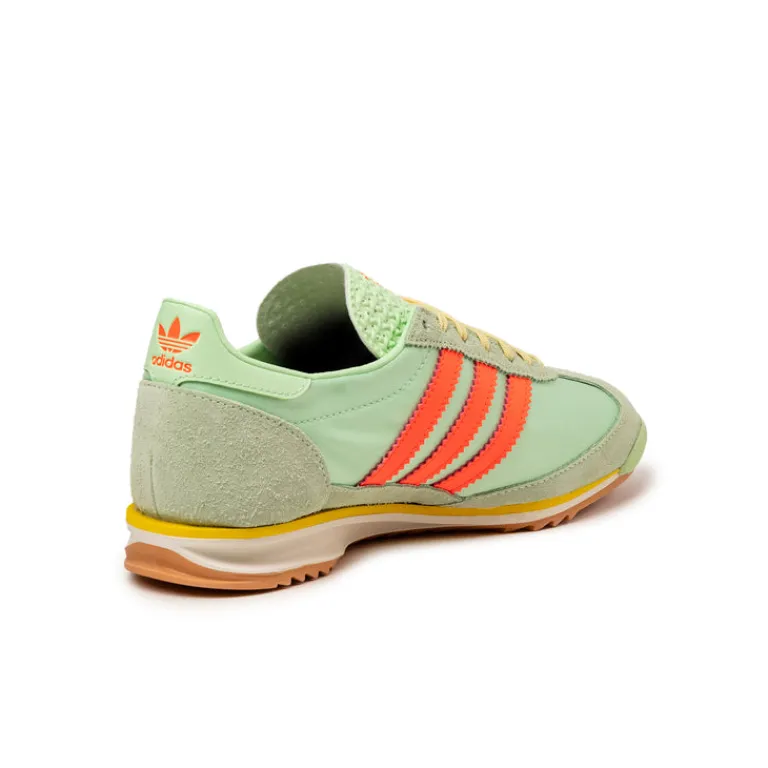 Leder Sneaker|Terrace Casual Sneaker*Adidas SL 72 OG W Semi Green Spark / Solar Orange / Off White