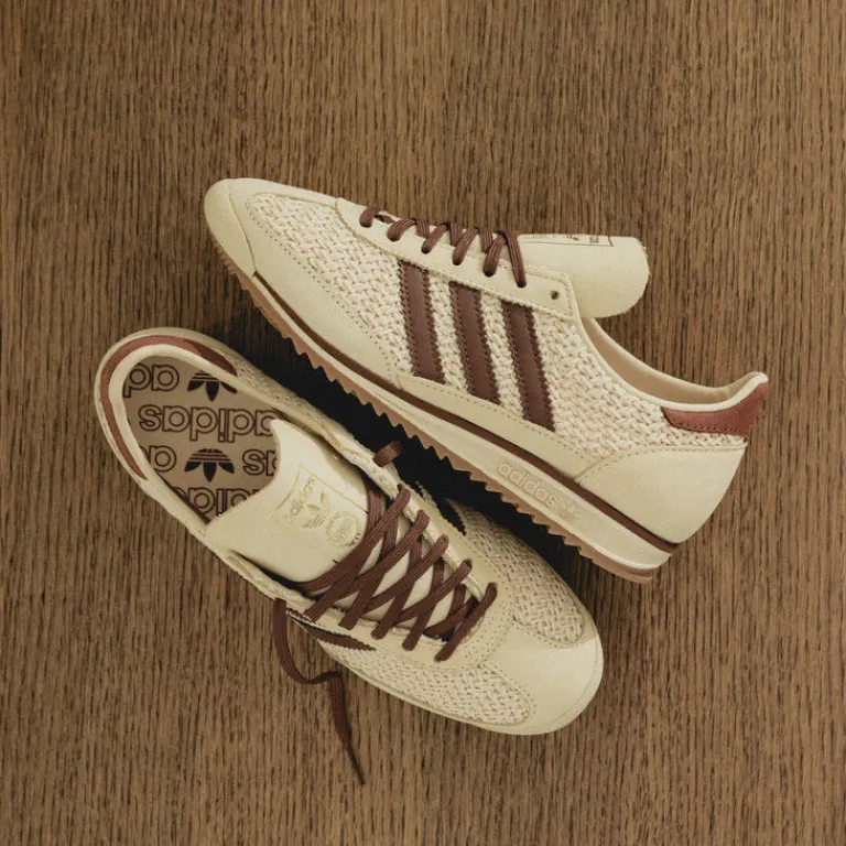Leder Sneaker|Terrace Casual Sneaker*Adidas SL 72 OG W Sand Strata / Preloved Brown / Cream White