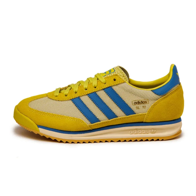 Leder Sneaker|Terrace Casual Sneaker*Adidas SL 72 RS Pure Sulfur / Focus Blue / Powder Yellow