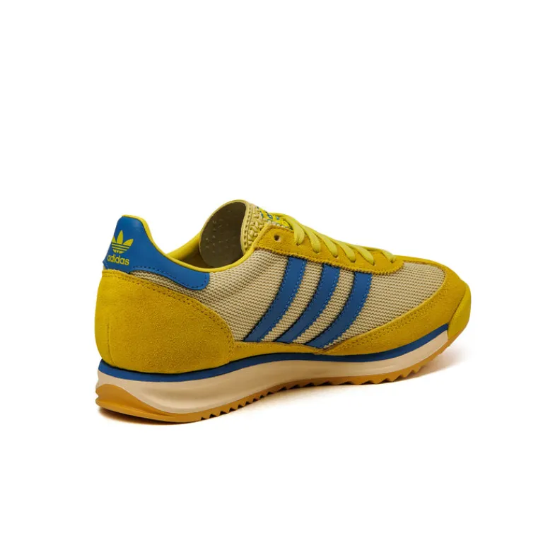 Leder Sneaker|Terrace Casual Sneaker*Adidas SL 72 RS Pure Sulfur / Focus Blue / Powder Yellow