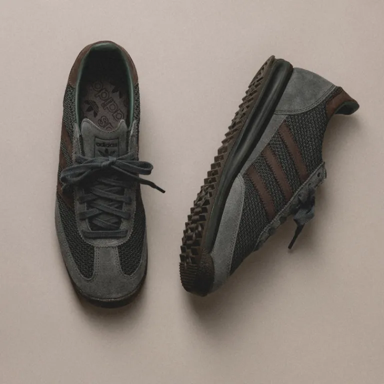 Leder Sneaker|Terrace Casual Sneaker*Adidas SL 72 RS Legend Ivy / Shadow Olive / Gold Metallic