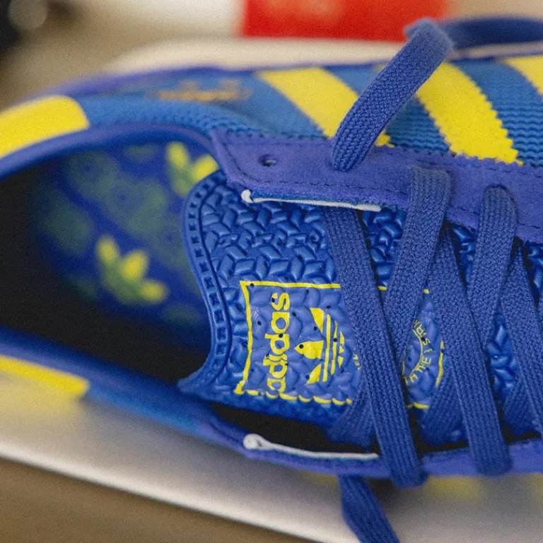 Leder Sneaker|Terrace Casual Sneaker*Adidas SL 72 RS Semi Lucid Blue / Pure Sulfur / Blue