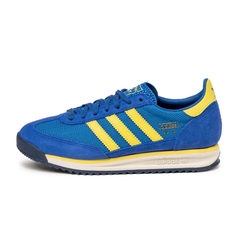 Leder Sneaker|Terrace Casual Sneaker*Adidas SL 72 RS Semi Lucid Blue / Pure Sulfur / Blue