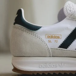 Leder Sneaker|Terrace Casual Sneaker*Adidas SL 72 RS Cloud White / Aurora Ivy / Crystal White