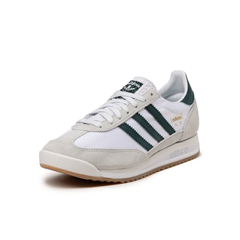 Leder Sneaker|Terrace Casual Sneaker*Adidas SL 72 RS Cloud White / Aurora Ivy / Crystal White