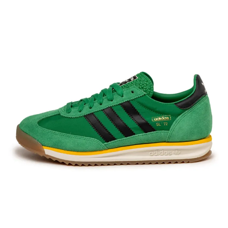 Leder Sneaker|Terrace Casual Sneaker*Adidas SL 72 RS Green / Off White / Crew Yellow