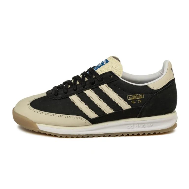 Leder Sneaker|Terrace Casual Sneaker*Adidas SL 72 RS Core Black / Cream White / Gum 3