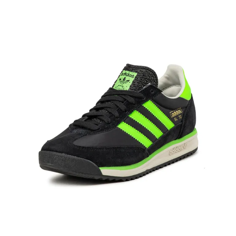 Leder Sneaker|Terrace Casual Sneaker*Adidas SL 72 RS Core Black / Solid Green / Off White
