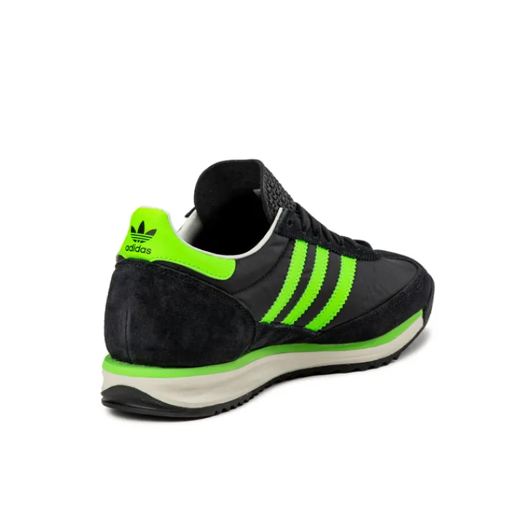 Leder Sneaker|Terrace Casual Sneaker*Adidas SL 72 RS Core Black / Solid Green / Off White