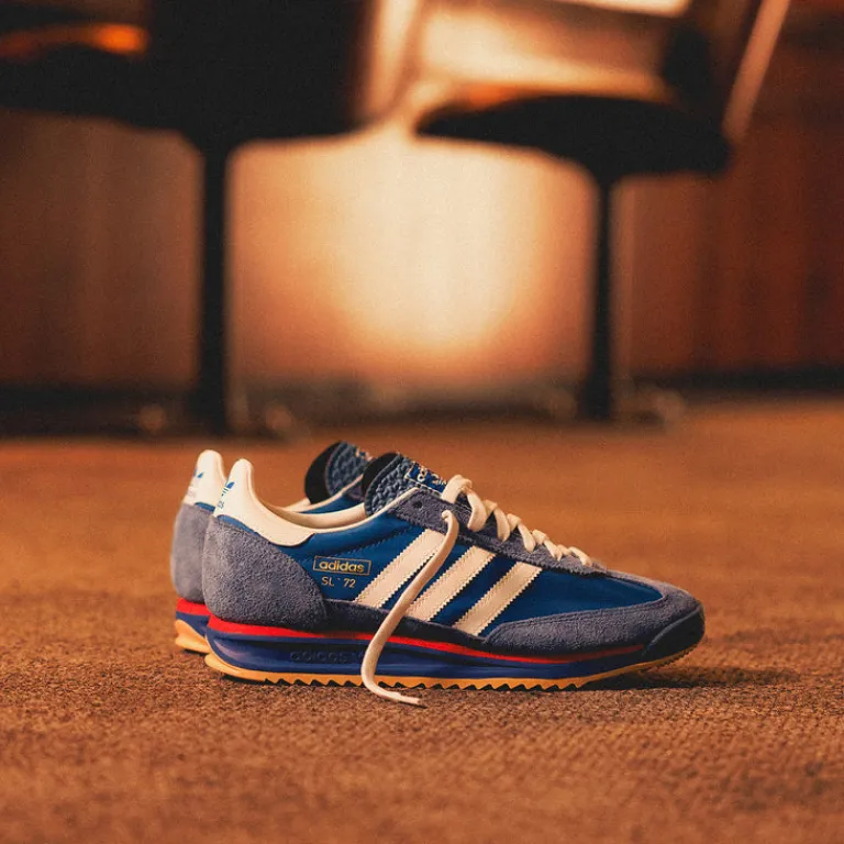 Leder Sneaker|Terrace Casual Sneaker*Adidas SL 72 RS Blue / Core White / Beta Scarlett