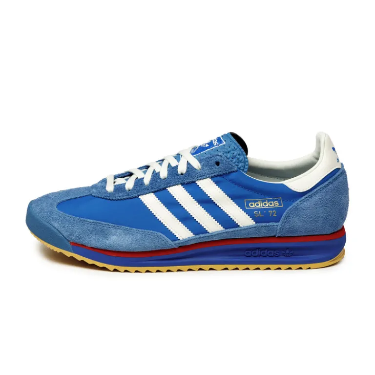 Leder Sneaker|Terrace Casual Sneaker*Adidas SL 72 RS Blue / Core White / Beta Scarlett