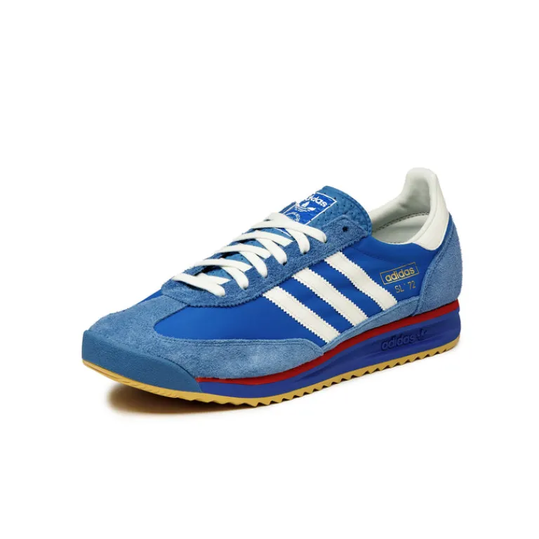 Leder Sneaker|Terrace Casual Sneaker*Adidas SL 72 RS Blue / Core White / Beta Scarlett