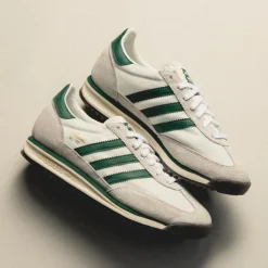 Leder Sneaker|Terrace Casual Sneaker*Adidas SL 72 RS Cloud White / Core Green / Gum 5