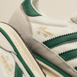 Leder Sneaker|Terrace Casual Sneaker*Adidas SL 72 RS Cloud White / Core Green / Gum 5
