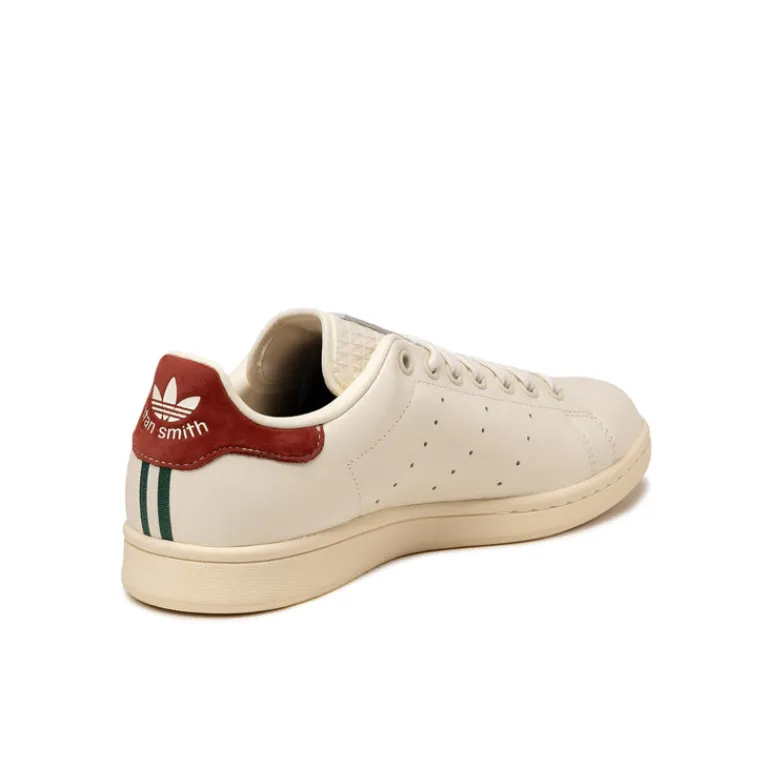 Leder Sneaker|Terrace Casual Sneaker*Adidas Stan Smith Off White / Preloved Ruby / Cream White