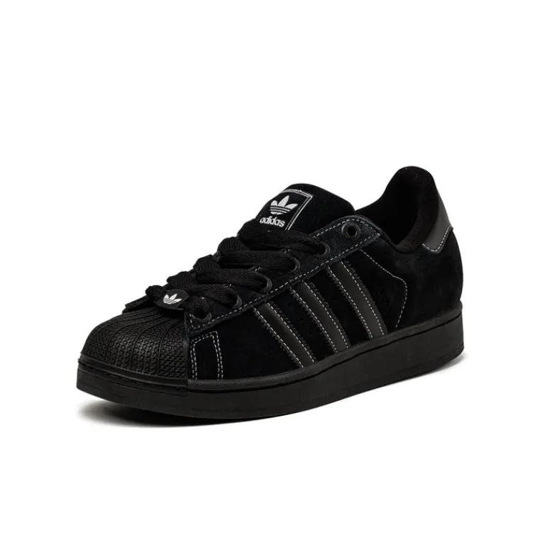 Leder Sneaker*Adidas Superstar II Core Black / Core Black / Footwear White