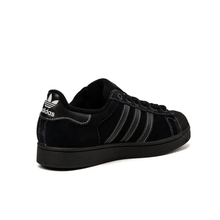 Leder Sneaker*Adidas Superstar II Core Black / Core Black / Footwear White