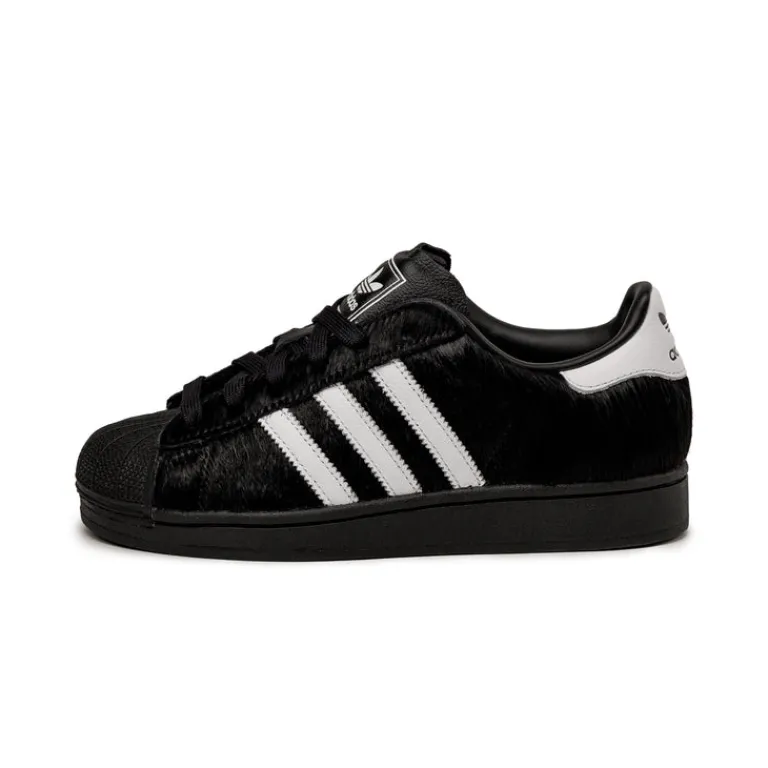 Leder Sneaker*Adidas Superstar II W Core Black / Cloud White / Core Black