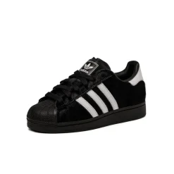 Leder Sneaker*Adidas Superstar II W Core Black / Cloud White / Core Black