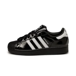 Leder Sneaker*Adidas Superstar II W Core Black / Cloud White / Core Black