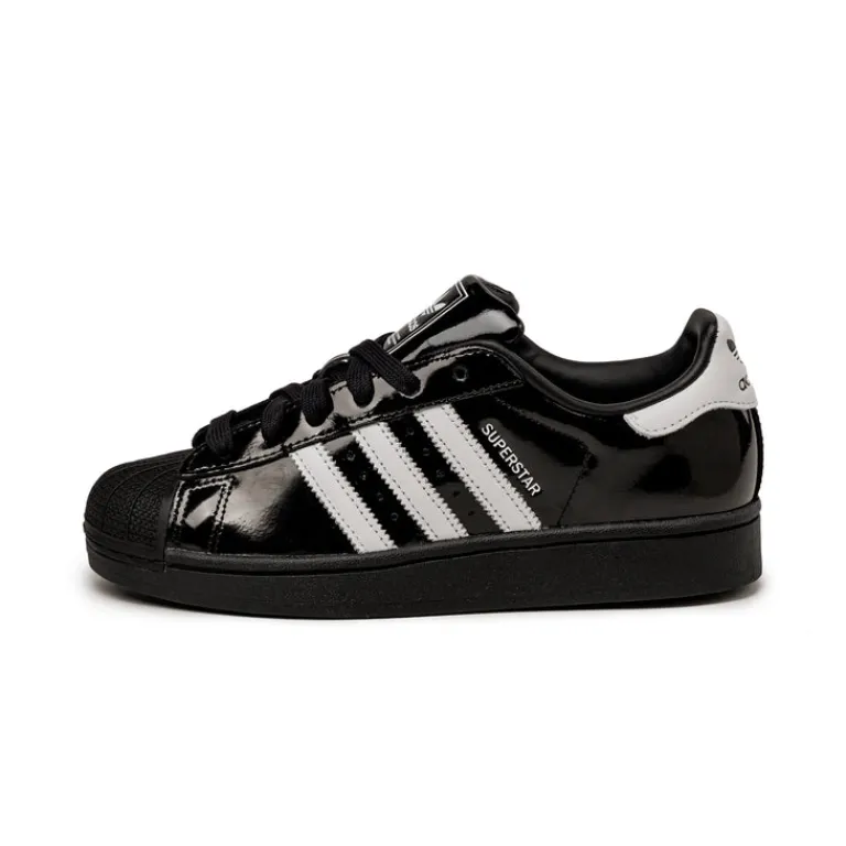 Leder Sneaker*Adidas Superstar II W Core Black / Cloud White / Core Black
