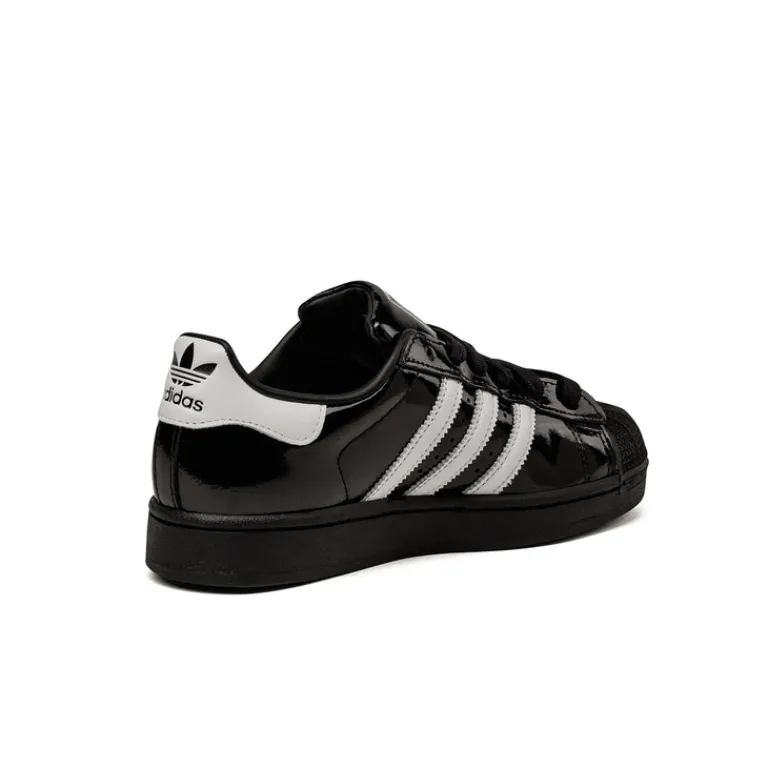 Leder Sneaker*Adidas Superstar II W Core Black / Cloud White / Core Black