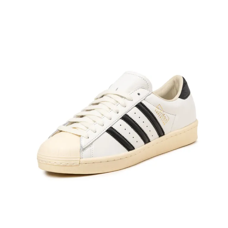 Leder Sneaker|Weiße Sneaker*Adidas Superstar Vintage Cloud White / Core Black / Cream White