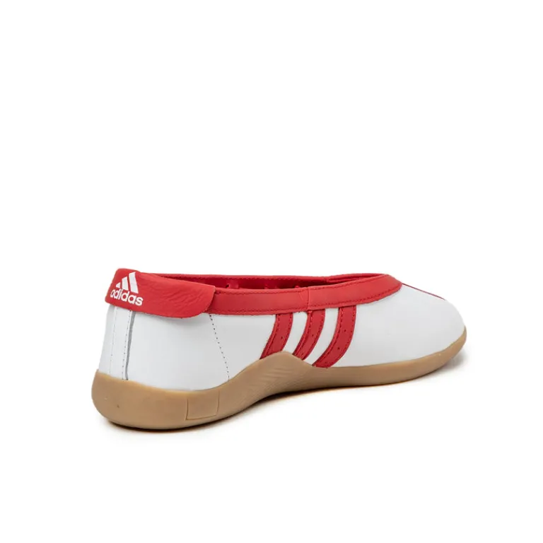 Leder Sneaker|Ballerinas*Adidas Taekwondo Mei Ballet W Footwear White / Beta Scarlett / Gum 3