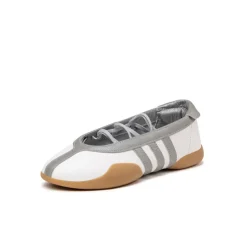 Leder Sneaker|Ballerinas*Adidas Taekwondo Mei Ballet W Footwear White / Silver Metallic / Gum 3