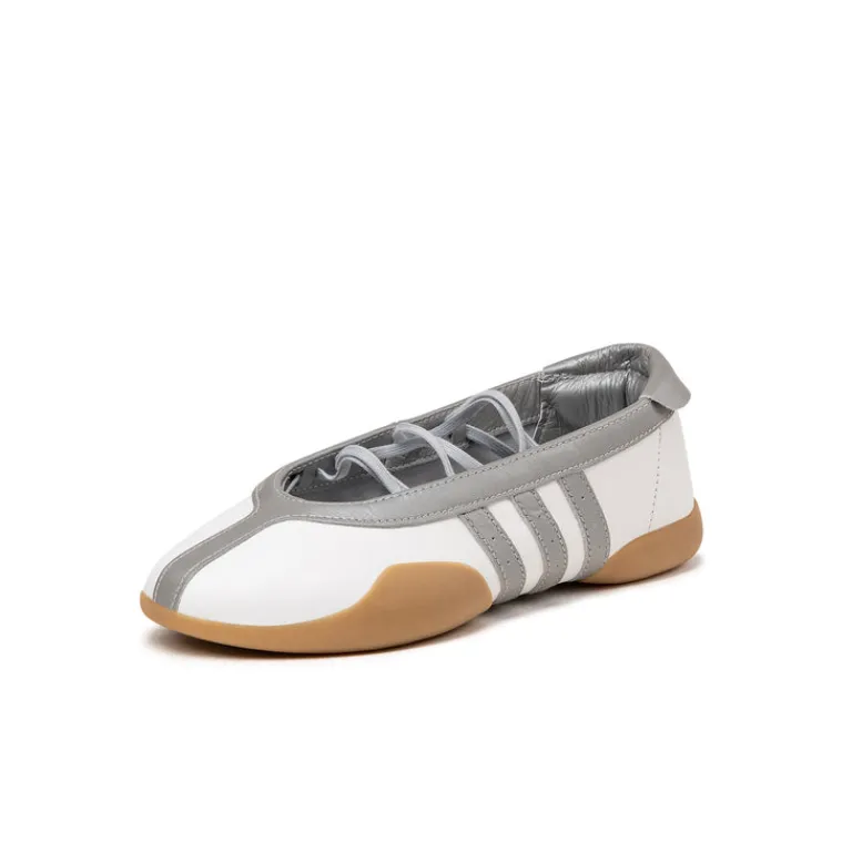 Leder Sneaker|Ballerinas*Adidas Taekwondo Mei Ballet W Footwear White / Silver Metallic / Gum 3
