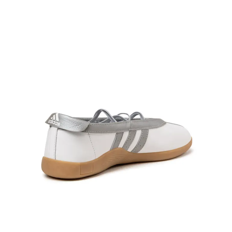 Leder Sneaker|Ballerinas*Adidas Taekwondo Mei Ballet W Footwear White / Silver Metallic / Gum 3