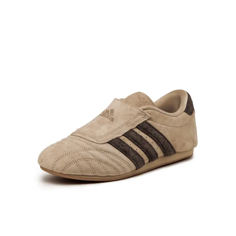 Leder Sneaker|Terrace Casual Sneaker*Adidas Taekwondo W Magic Beige / Wonder White / Gum 3