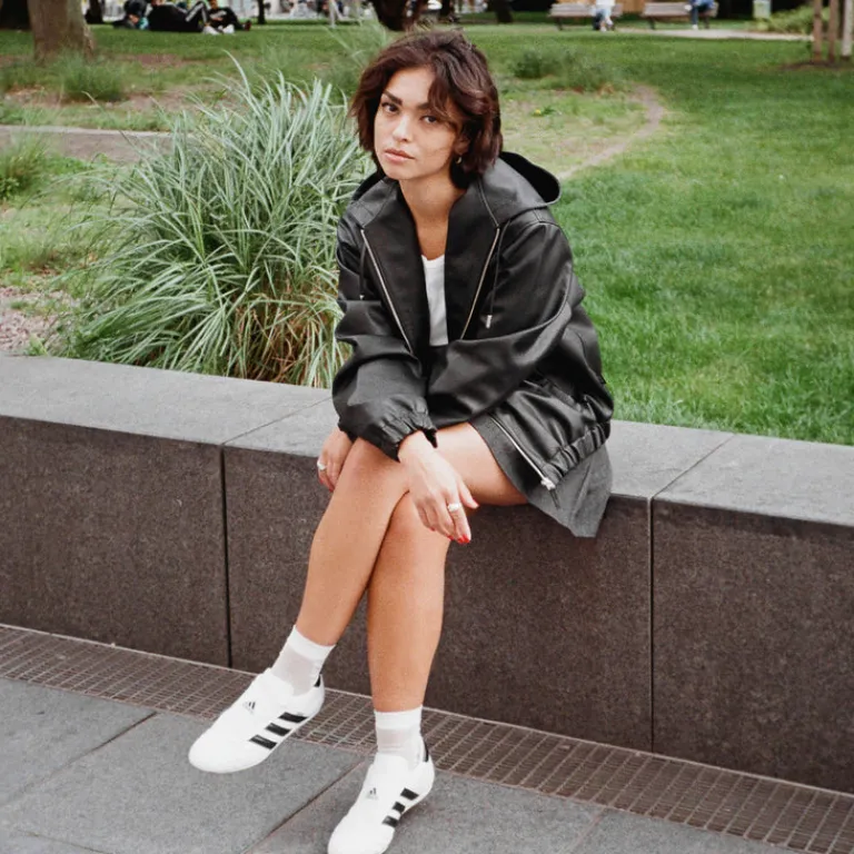 Leder Sneaker|Terrace Casual Sneaker*Adidas Taekwondo W Footwear White / Core Black / Gum 3