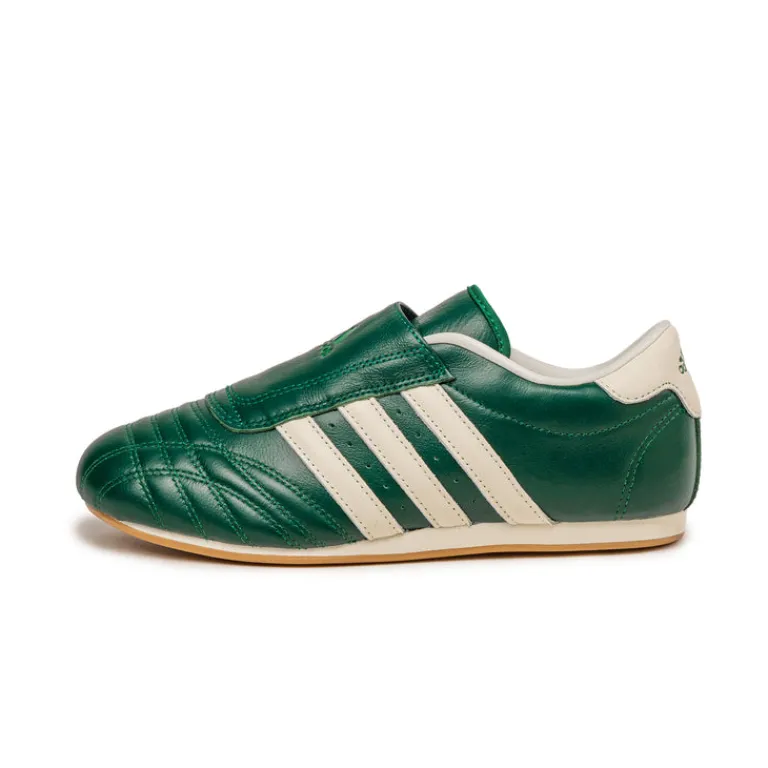 Leder Sneaker|Terrace Casual Sneaker*Adidas Taekwondo W Collegiate Green / Off White / Gum 3